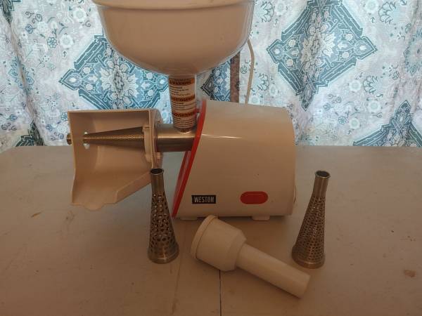 Tomato processor 1