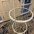 RARE MCM Mid-Century Plant Stand with Glass Shelves 4 thumbnail