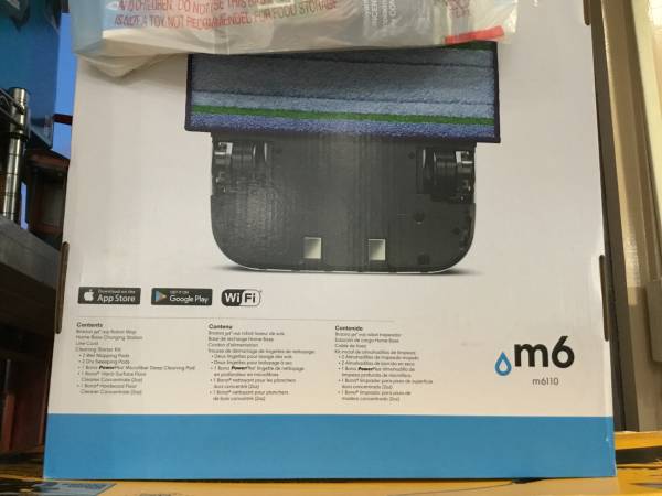 IROBOT BRAAVA JET M6110 ROBOT FREGADOR *CAJA ABIERTA* - $280 (Escondido)63471474122499122