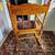 Vintage Mission Solid Oak Rocker with Detailed Back 5 thumbnail