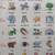 SPANISH / BILINGUAL POSTERS ANIMALES KITTENS LEO ALPHABET CONTINENTES 10 thumbnail