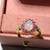 Premium Ethiopian Well Opal, Ruby & Diamond Ring in 18k Vermeil YG 1 thumbnail