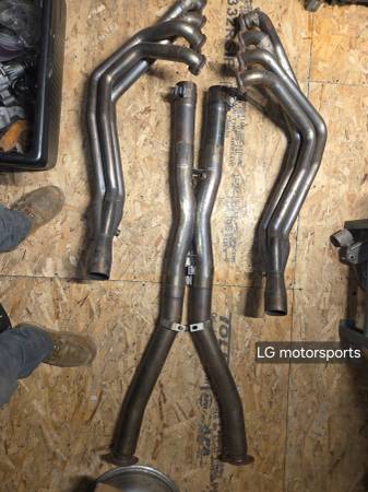 C5 Corvette Headers and "X" Pipe Exhaust 1