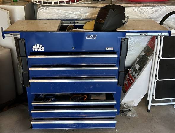 mac tools 7 drawer utility cart, tool box 1