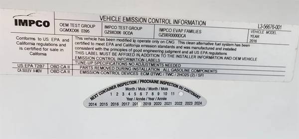 2016 GMC SAVANA 6.0L CNG - Photo 12