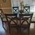 7 PIECE RECTANGULAR DINING TABLE SET WITH GLASS TOP 3 thumbnail