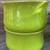 Unique Lime Green Ceramic Planters (Set of 2-USED in great condition!) 4 thumbnail