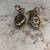 Vintage Whiting & Davis Snake Head Dangle Gold Tone Clip On 5 thumbnail