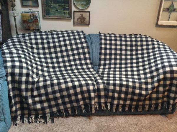 RARE Saskatchewan Wool Blankets (2) 1