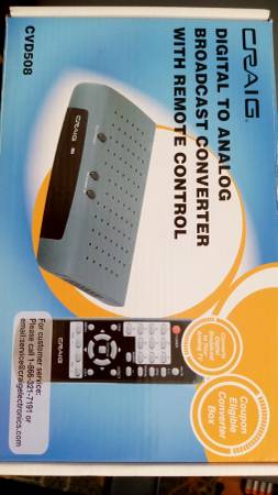 TV digital to analog converter " New " 1