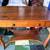 (REDUCED) ANTIQUE OAK LIBRARY TABLE 1 thumbnail