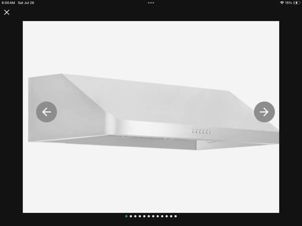 New, ZLINE KITCHEN & BATH Under Cabinet Range Hood 36-in Ducted Stainl 1