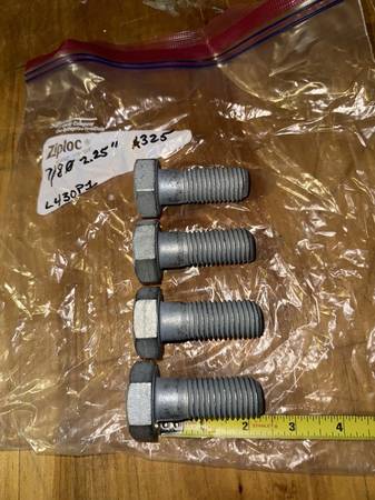 Manhattan Bridge Surplus: 185pc Grade A325 Structural Bolts 1