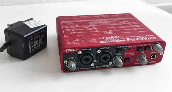 Roland FA-66 Audio Interface – 6-Channel, Studio, XLR, Midi, Firewire 1