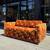 Mid Century Velour Loveseat 2 thumbnail