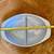 PYREX DELPHITE BLUE 1 1/2 QT DIVIDED SERVING DISH WITH LID #1063 2 thumbnail