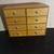Oak table top organizer chest (8) drawer 1 thumbnail