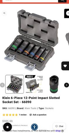 Klein tools impact socket set 1