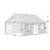 WHITE CAR GARAGE CAR PORT SHED STORAGE GAZEBO 13 thumbnail