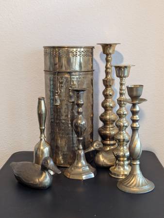 Brass Candlesticks / Ducks / Misc Decorations - $200 (Richmond) 1