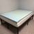 Full Size Mattress Topper, Mattress, and Bed Frame 2 thumbnail