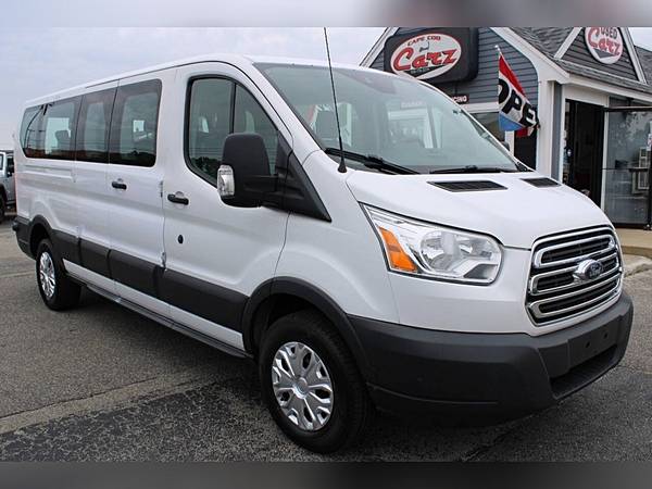 2017 Ford Transit 350 XLT 3dr LWB Low Roof Passenger Van w/60/40 Sid 1