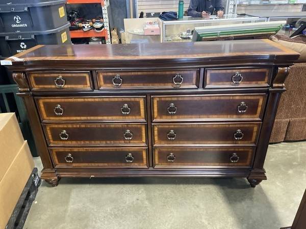 DRESSER SET - 6 DRAWER HIGHBOY + 9 DRAWER 1