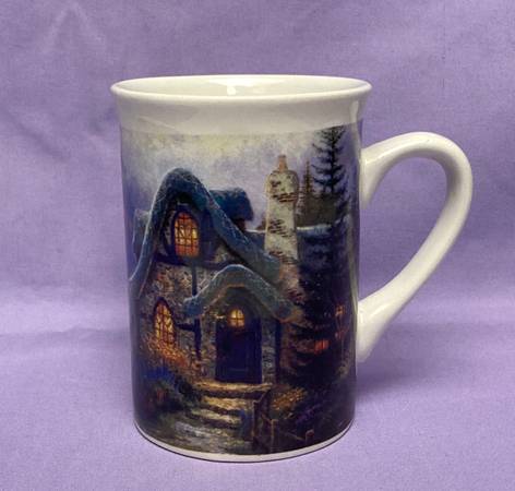 Thomas Kinkade mug Sweetheart Cottage III coffee cup 2004 1