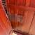 SOLID OAK 1920'S LAVATORY STALL 2 DOOR OLD SCHOOLHOUSE 8 thumbnail