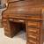 Solid Oak Roll-Top Desk — Excellent Condition 8 thumbnail