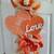 🧡 DAZZLING ORANGE DOUBLE HEART LOVE FRONT DOOR DECOR $40 7 thumbnail