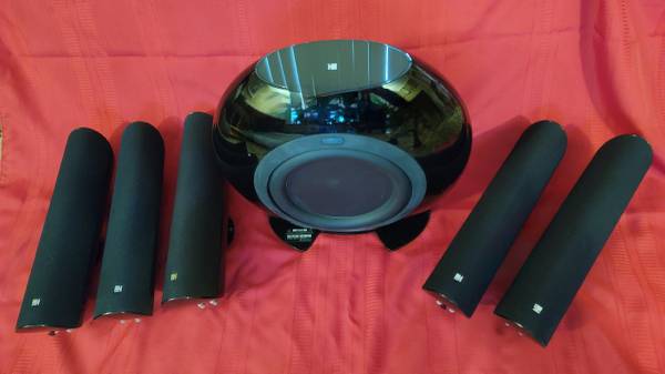 KEF HTC5001.2 SATELLITE  SPEAKER SYSTEM- RETAILED AT 2500. - was Barel 1