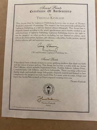 Thomas Kinkade Prints 1
