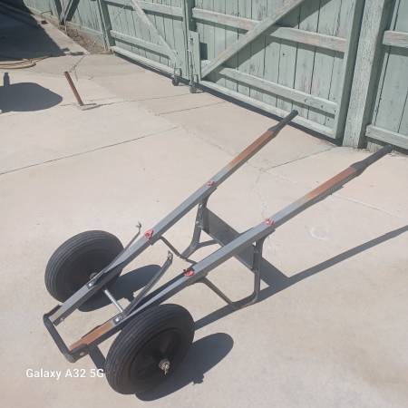 WHEEL BARREL Frame with Double Axel 1
