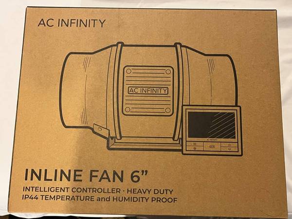 AC Infinity Cloudline inline 6 inch duct fan 1