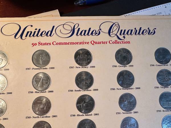 1999 United States 50 States Commemorative Collection, 10 sets 1