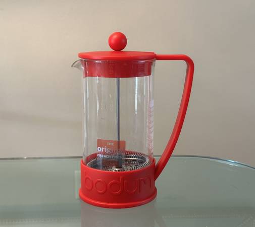 New Red Bodum Large Capacity 34 Oz 8 cup French Press Coffee Maker 1