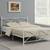 NEW Coaster full sized Hart Platform Bed White 2 thumbnail