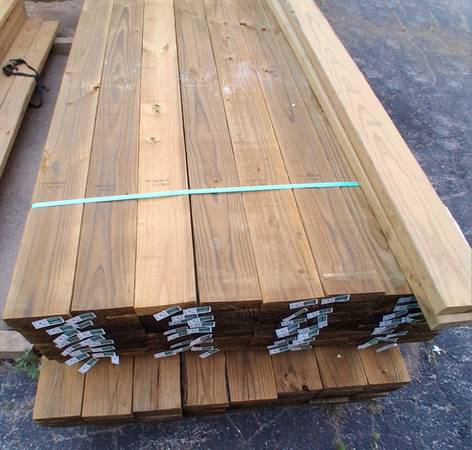 Pressure treated 2×6×10s 1