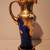 Czech Bohemia Crystal Glass Blue Decantur and 6 Wine Glasses - NEW 5 thumbnail