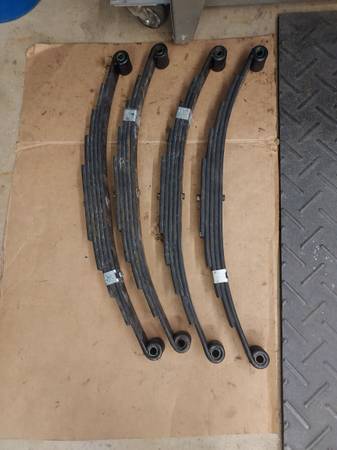 4 leaf spring  sets , 3000 lbs. 1