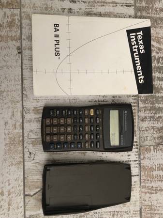 Texas Instrument BA II Plus Financial Calculator 1