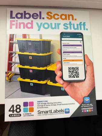SmartLabels - QR Code Labels for Storage, Organization, Moving & Inven 1
