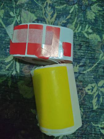 Sticker tag rolls 1