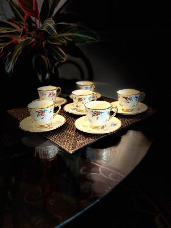 Tea set - hand painted 1