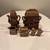 TEAPOT COFFEE  CERAMIC GLAZED SERVING SET WITH SOLT-PEPPER SHAKERS 1 thumbnail