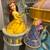 Disney Store Princess Castle Dual Snow Globe Musical Cinderella Ariel Belle 12 6 thumbnail