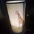 Vintage Camel, Moose, Geraffe & Tree Cylindrical Table Lamp 8x13.5" 2 thumbnail