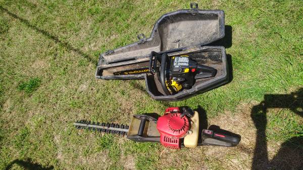 Chainsaw and trimmer 1