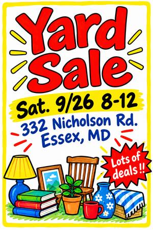 Yard sale 1